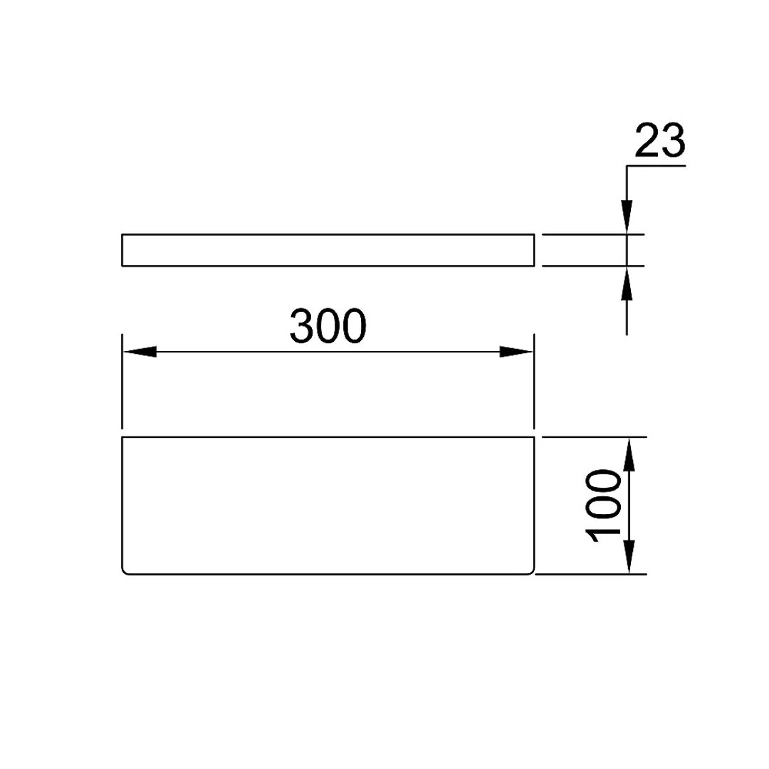 Streamline Eneo Shelf 30Cm - Matt Black - Image 3