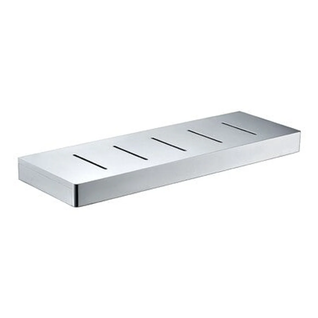 Streamline Eneo Shelf With Drain Holes 40Cm - Brushed Gun Metal - Image 2