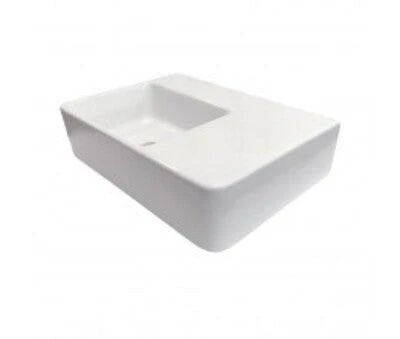 Streamline Eneo Wall Hung Basin Wof Side Shelf Left Bowl 1 Tap Hole - Image 3