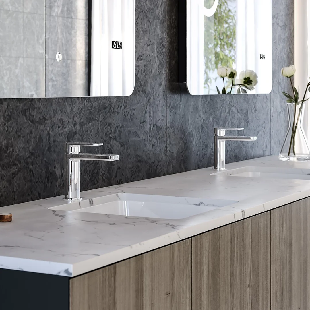 Streamline Kibo Basin Mixer Brushed Gun Metal - Image 3