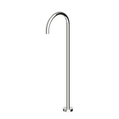 Streamline Pan Floor Standing Bath Spout Chrome Z92059 - Image 3