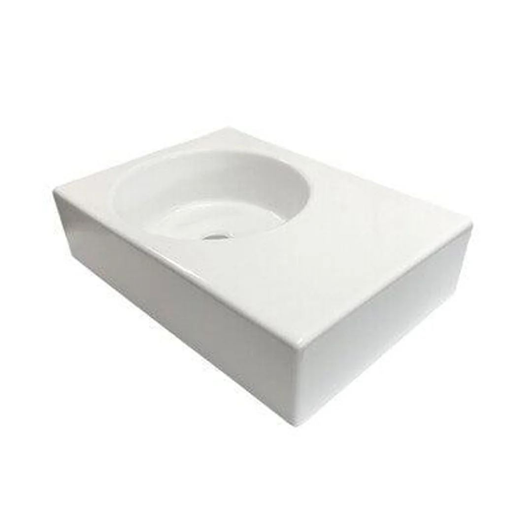 Streamline Plaza Wall Hung Basin Wof Side Shelf Left Bowl 1 Tap Hole - Image 2