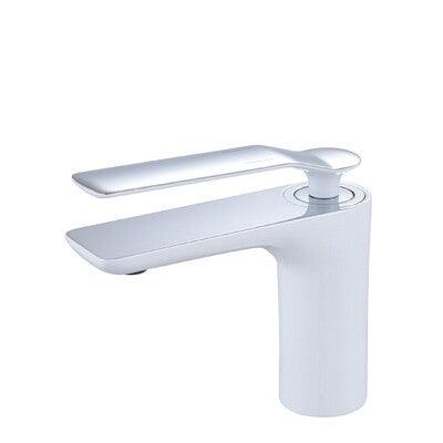 Streamline Synergii Basin Mixer White Chrome Trim Sy01210.W - Image 3