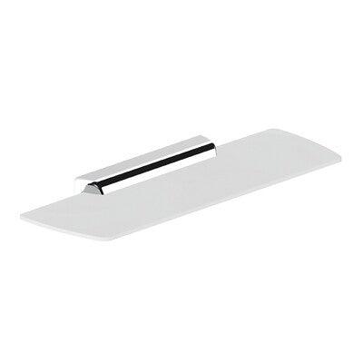 Streamline Synergii Glass Shelf 400mm White/Chrome - Image 4
