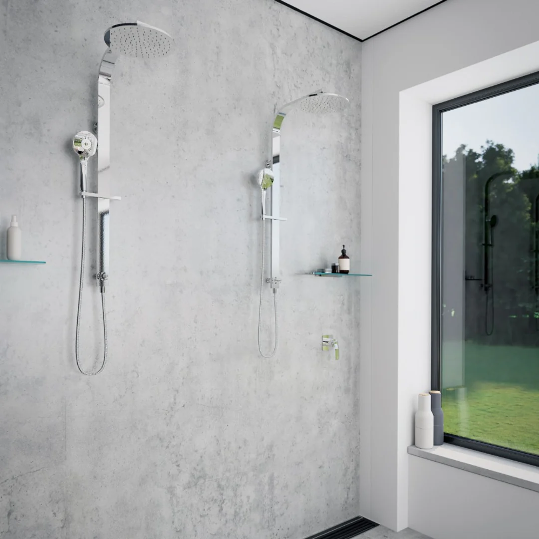 Streamline Synergii Shower With Handshower Bottom Diverter - Satin Nickel - Image 5
