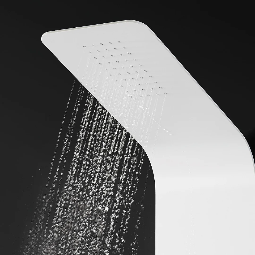 Streamline Synergii Shower Panel Right Side Operation - Matt Black - Image 5
