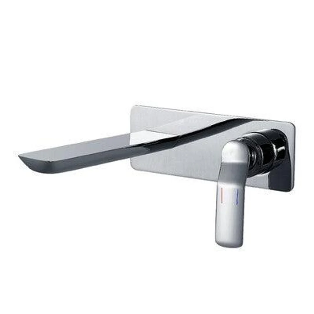 Streamline Synergii Wall Mounted Basin Mixer Satin Nickel Sy01220.Sn - Image 2