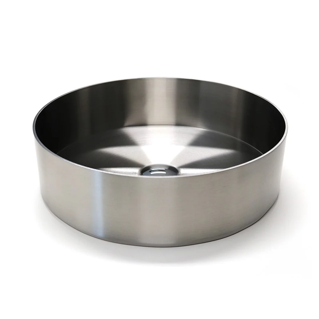 Streamline Venn 400Mm Steel Above Counter Basin S/Steel - Image 2
