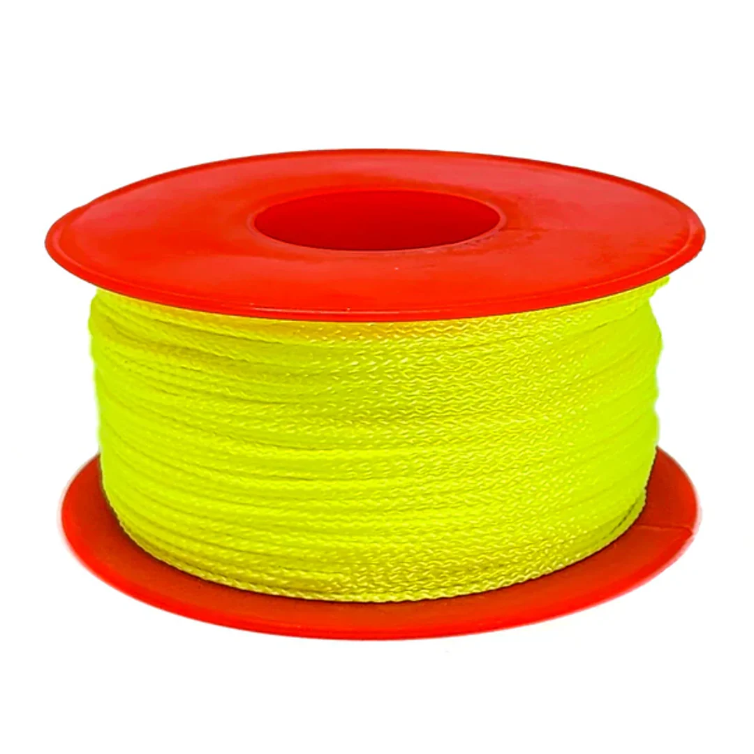 String Line 100Mt Nylon Fluro #8  Ea Yellow - Image 2