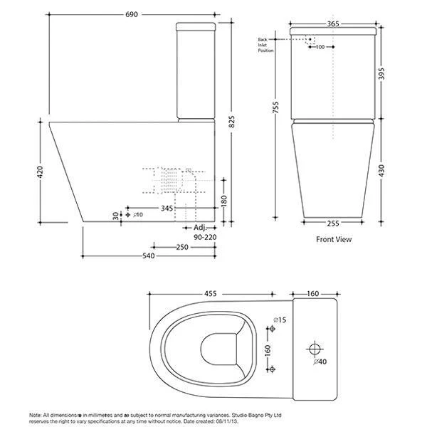 Studio Bagno Manhattan Rimless Toilet Suite - Image 6