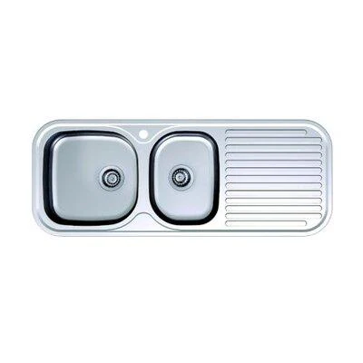 Stylus Radiant 1230mm 1.75 Bowl Sink R180 1 Tap Hole Left - Image 3