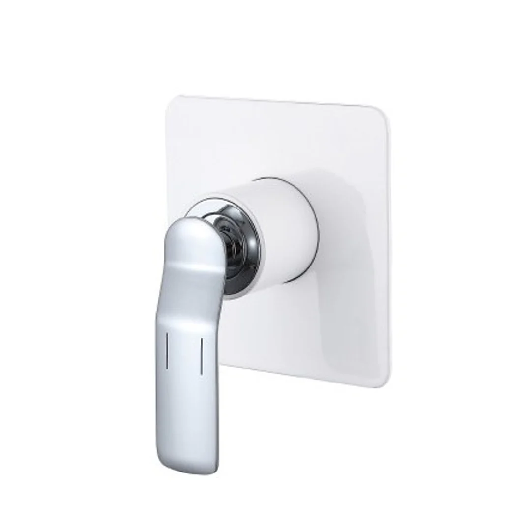 Streamline Synergii Shower Or Bath Mixer White With - Chrome Trim - Image 2