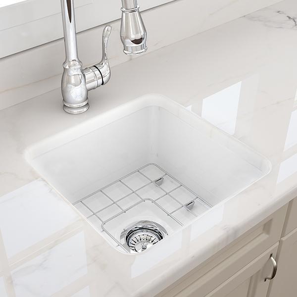 T&H Cuisine 46 X 46 Inset / Undermount Fine Fireclay Sink - Image 6