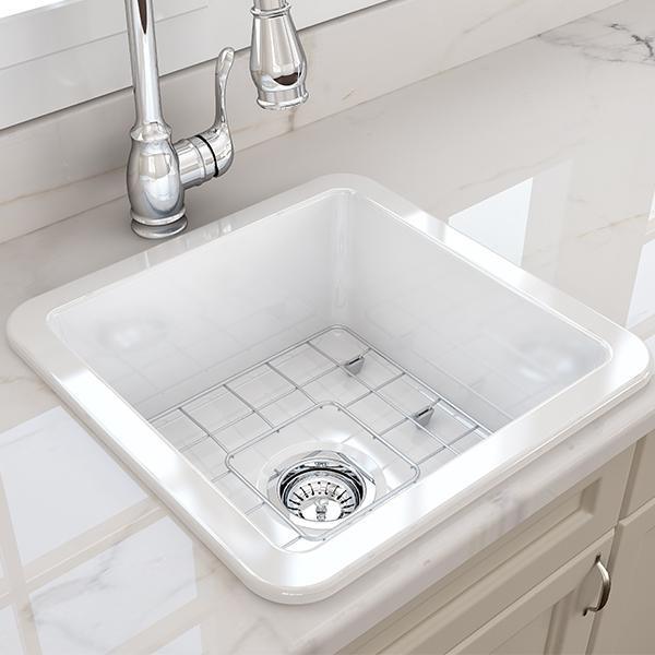T&H Cuisine 46 X 46 Inset / Undermount Fine Fireclay Sink - Image 7