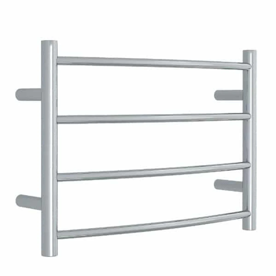 Thermorail Curved Round Polished Ladder - 600x420x150mm 45Watts 4 Bars - Image 2