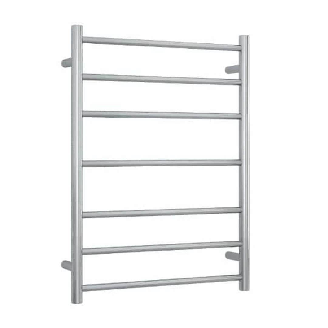 Thermorail STRAIGHT/ ROUND 600X800X122MM 7 BAR 90 WATT BRUSHED CHROME - Image 2