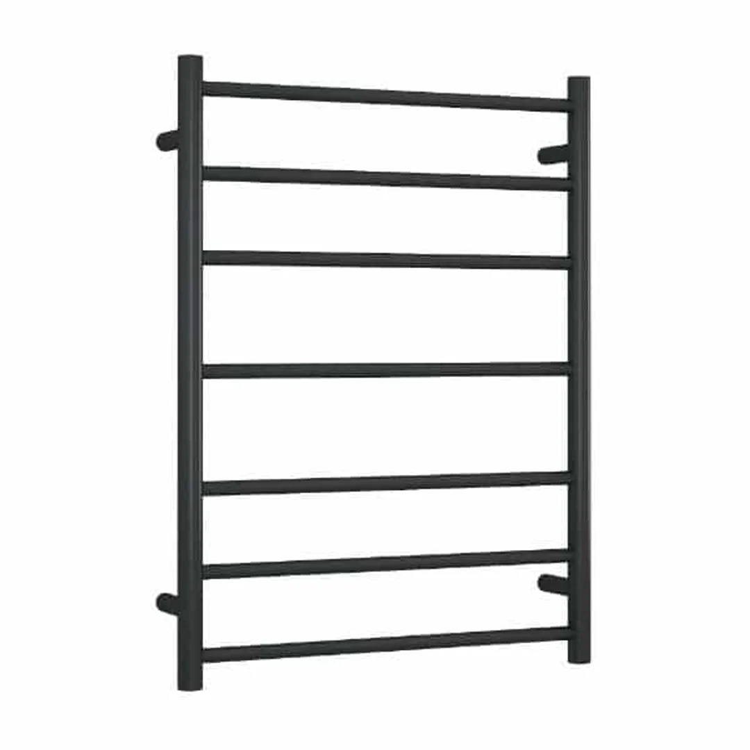 Thermorail STRAIGHT ROUND 600X800X122MM 120W 7 BARS MATTE BLACK - Image 2