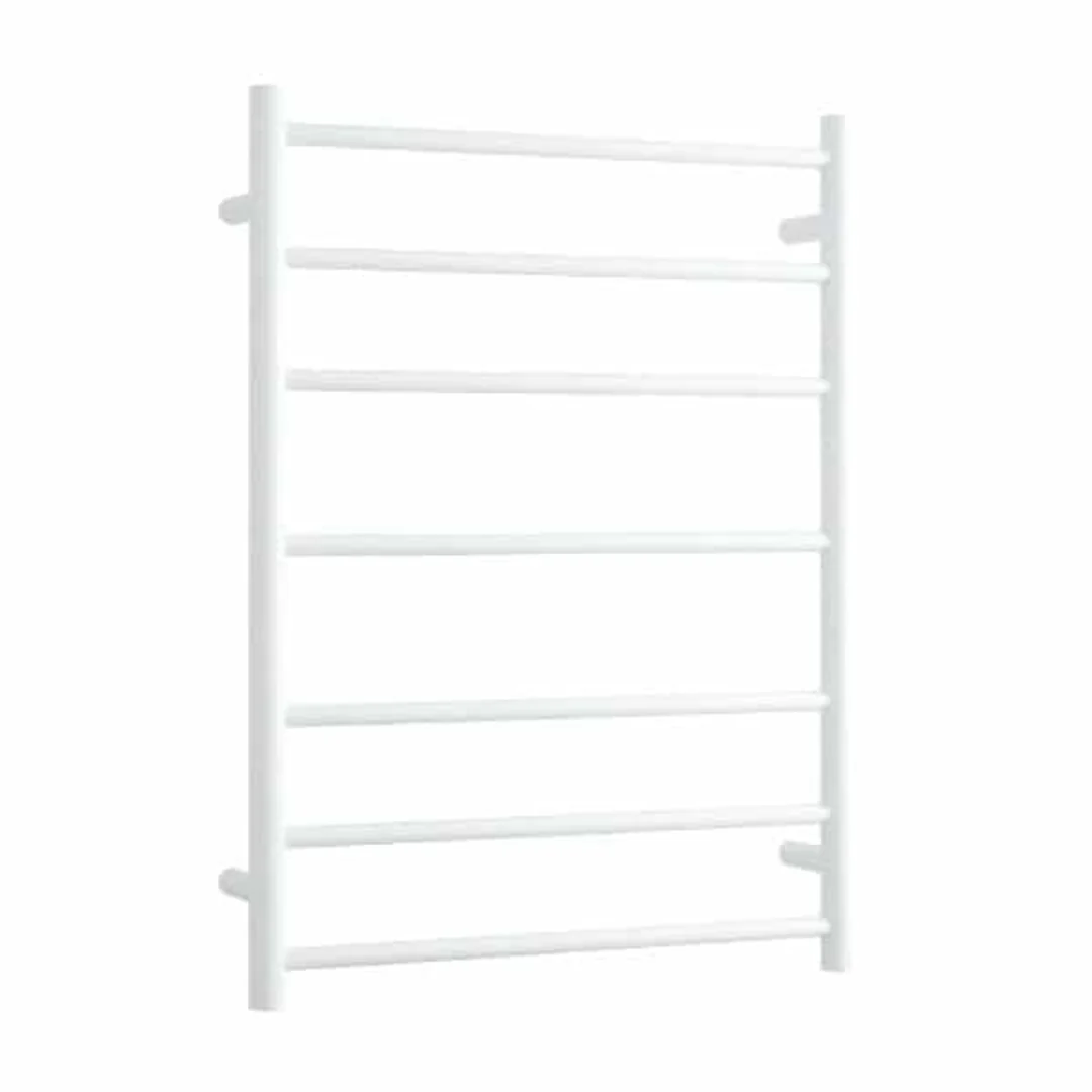 Thermorail 7 BAR HEATED TOWEL RAIL 600 X 800 X 122MM SATIN WHITE
