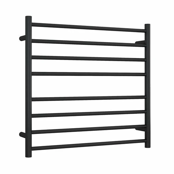 Thermorail STRAIGHT/ ROUND 750X700X122MM 8 BAR 132 WATT MATT BLACK - Image 3