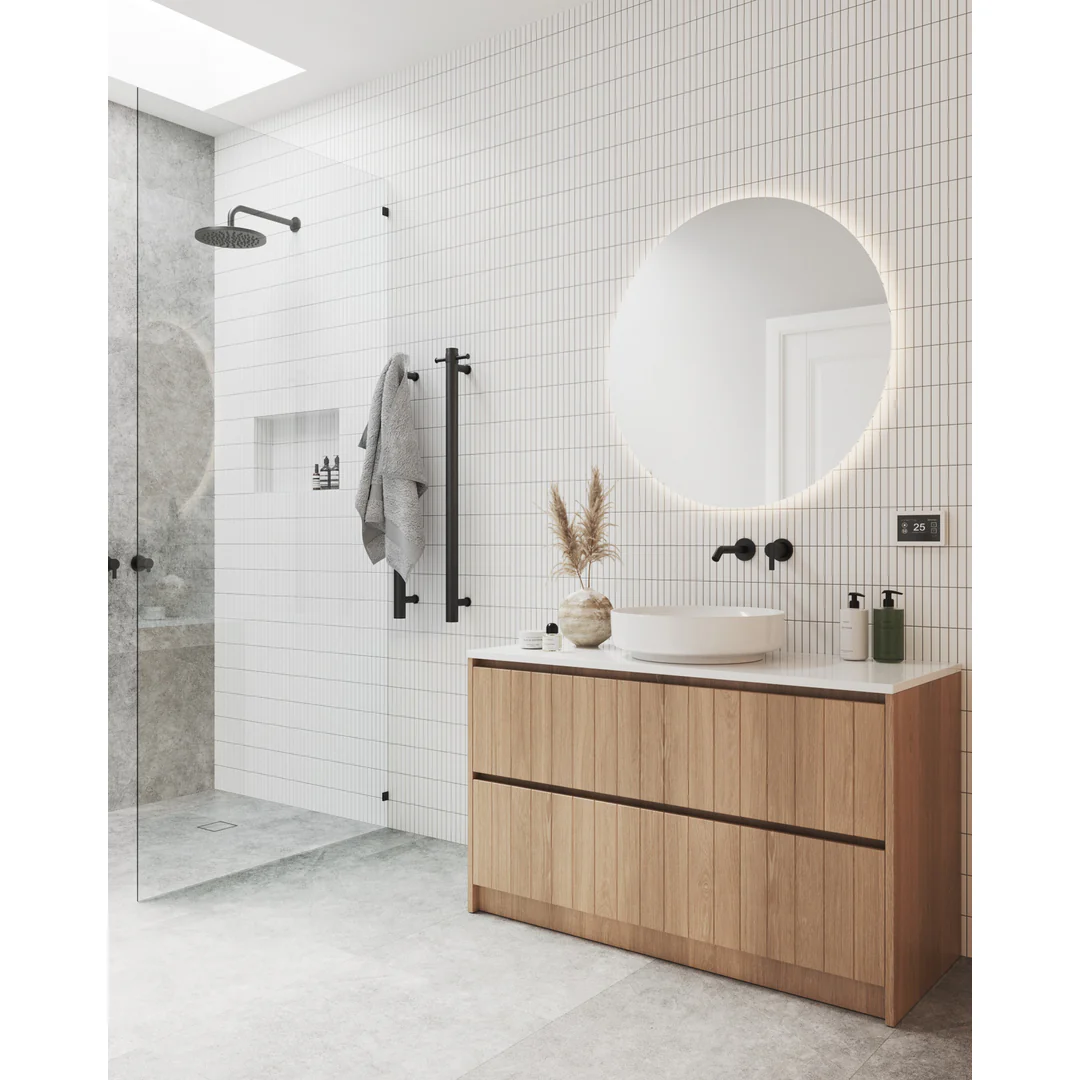 Thermogroup Backlit Round Mirror 900mmØ 79Watts Includes Mirror Demister - Cool Light - Image 2