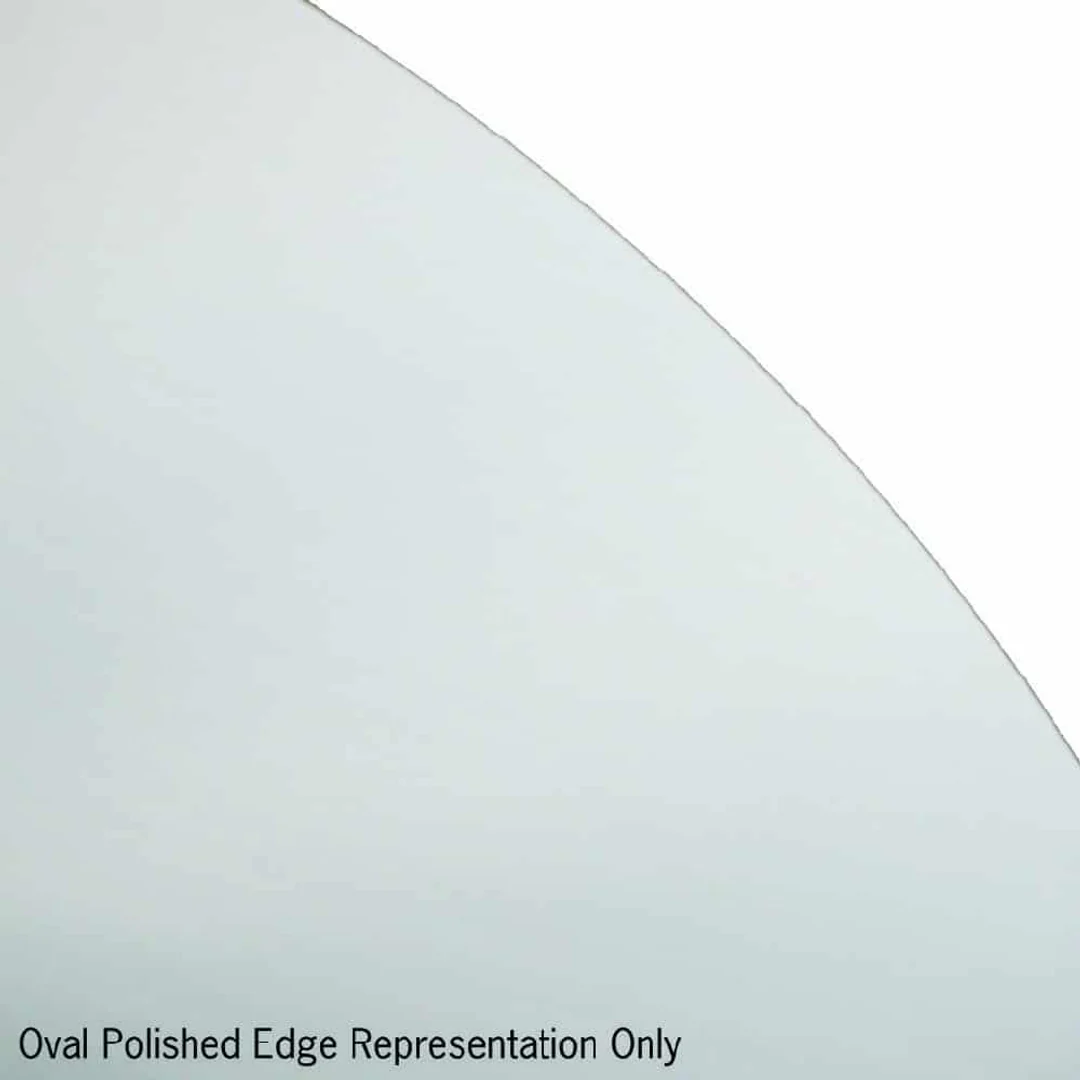 Thermogroup Cody Polished Edge Oval Mirror - 900x750mm Glue-to-Wall - Image 8