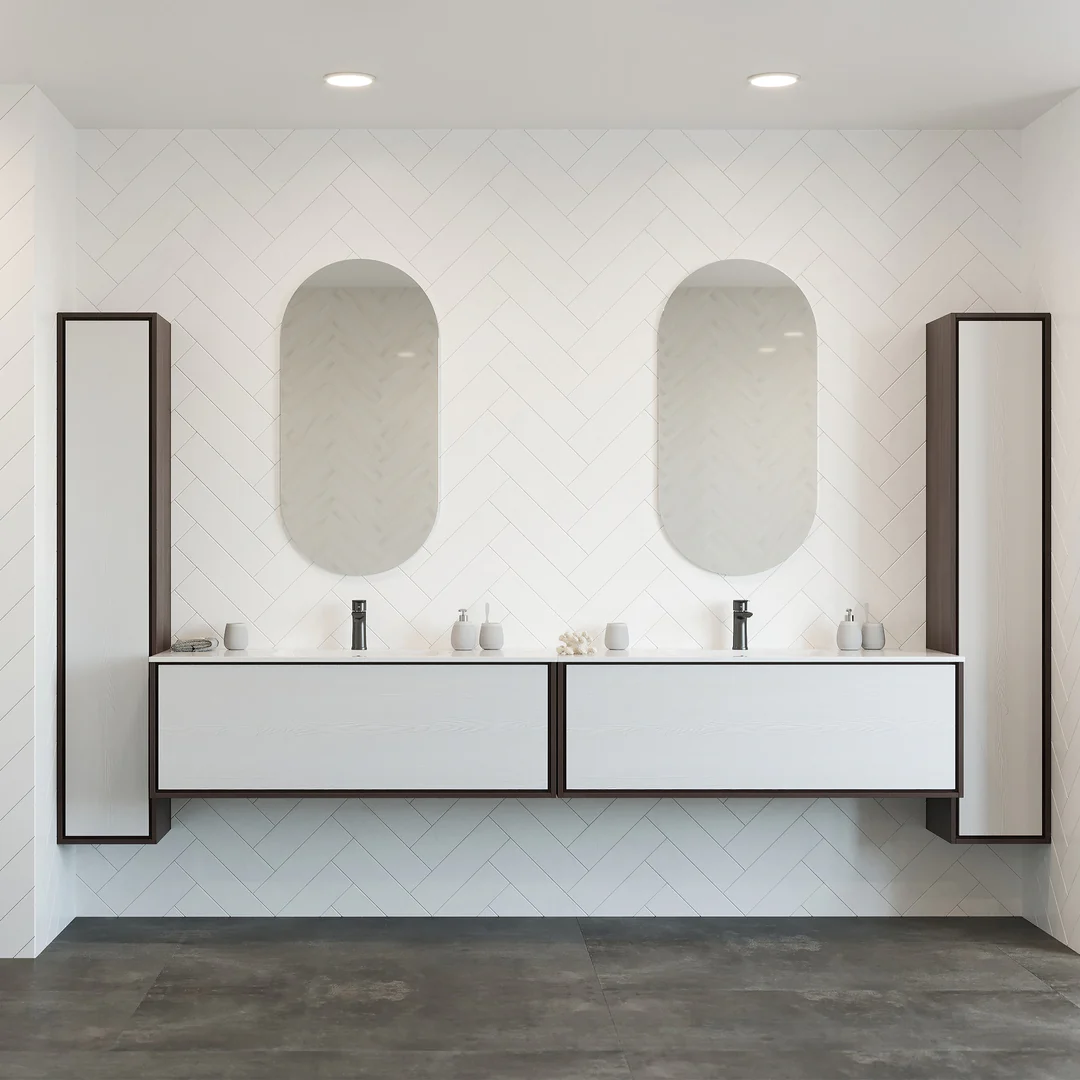Thermogroup Duke Polished Edge Pill Mirror 500x1000mm - Glue-to-Wall - Image 11