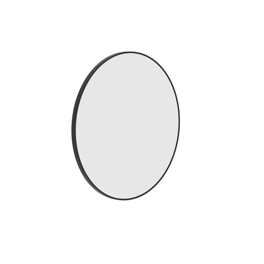 Thermogroup Georgia Round Black Framed Mirror - 600Mmø - Image 3