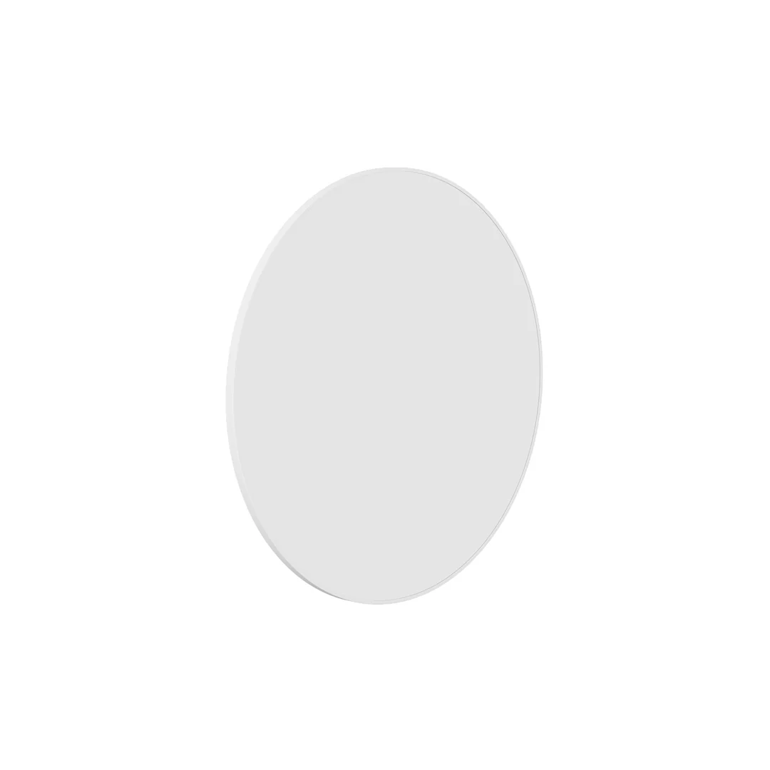 Thermogroup Georgia Round White Framed Mirror - 600Mmø - Image 3