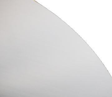 Thermogroup Hamilton D Shaped Polished Edge Mirror 1200x900mm - Glue-to-Wall and Demister - Image 13