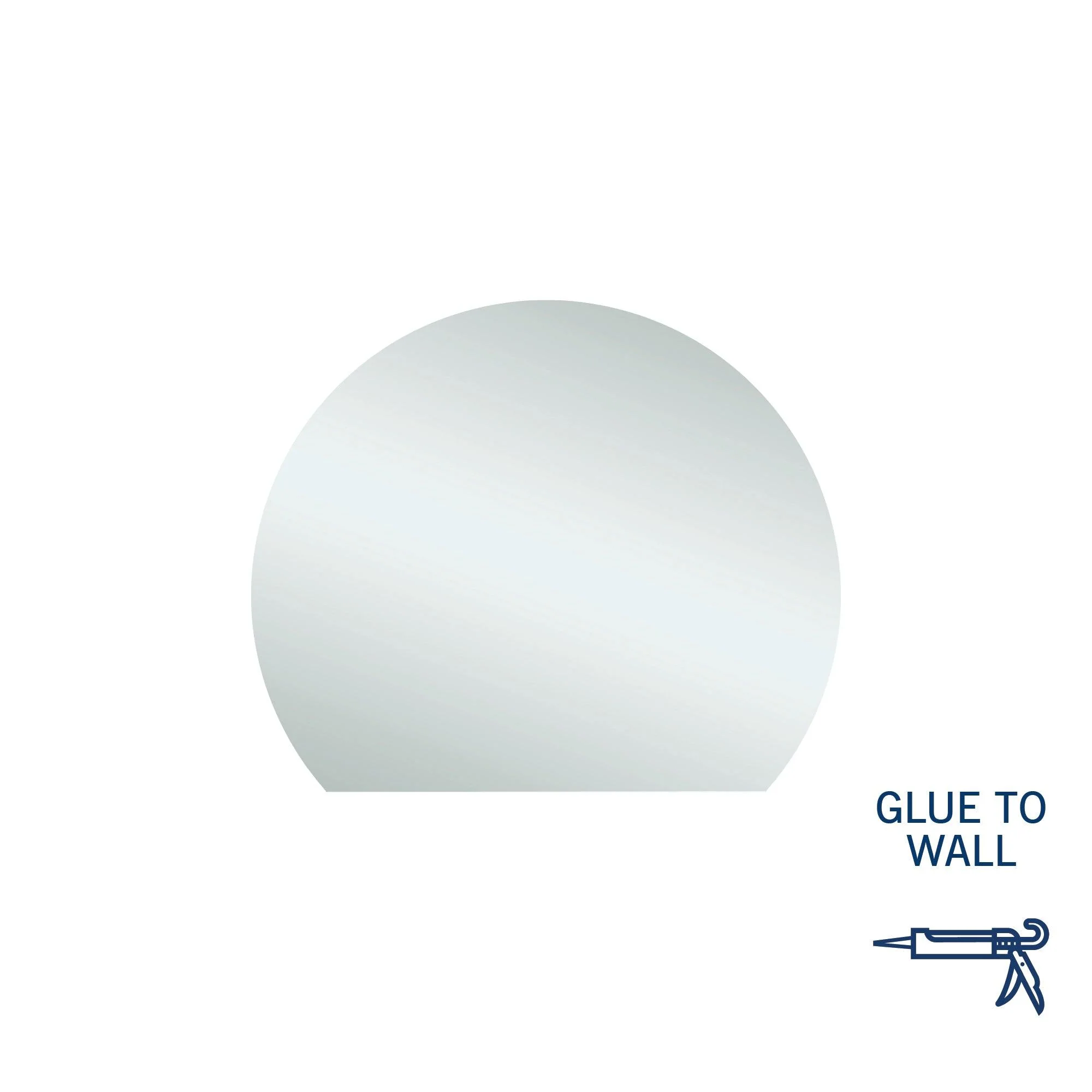 Thermogroup Hamilton D Shaped Polished Edge Mirror 900x750mm - Glue-to-Wall - Image 14