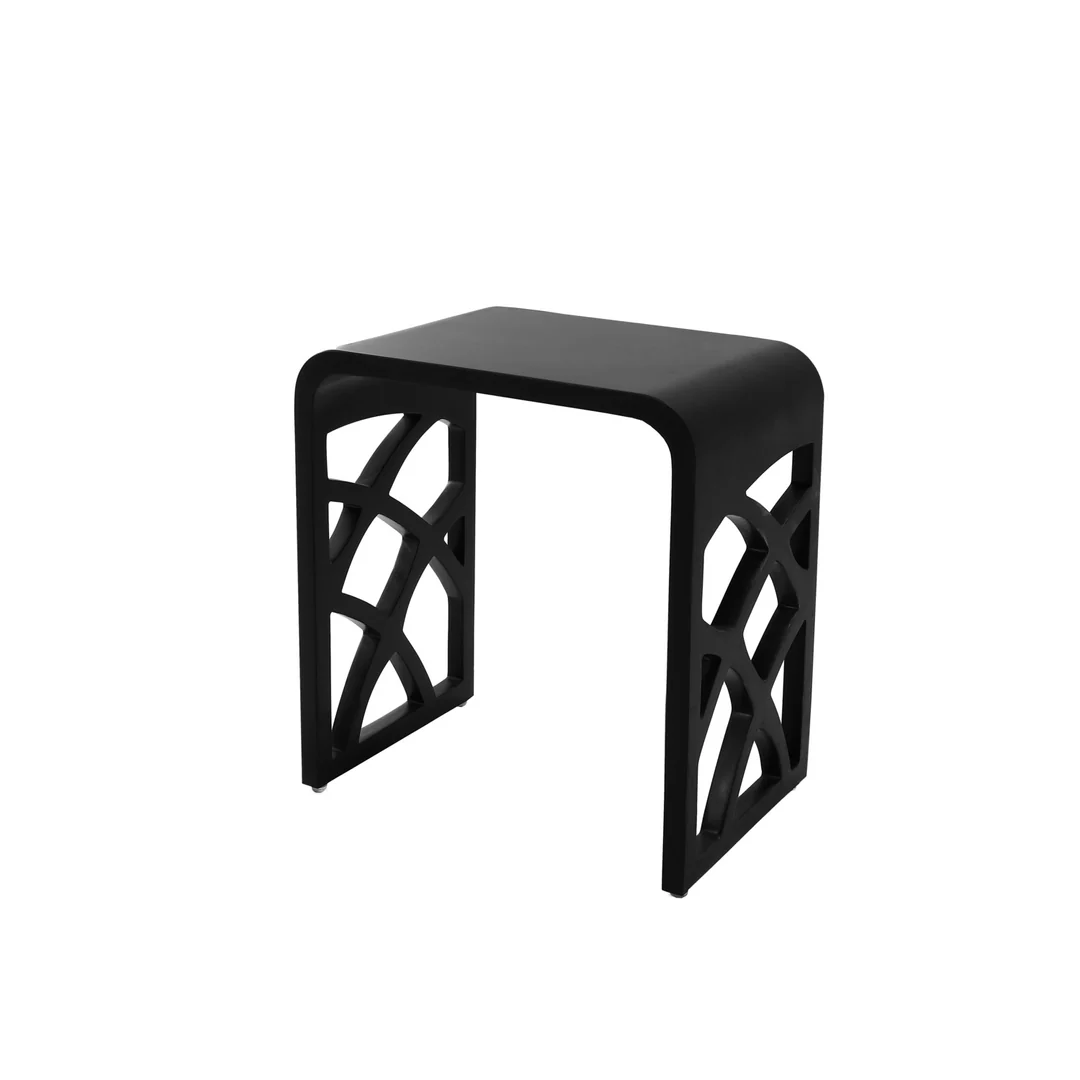 Thermogroup Ivy Shower Stool 400X270Mm - Black