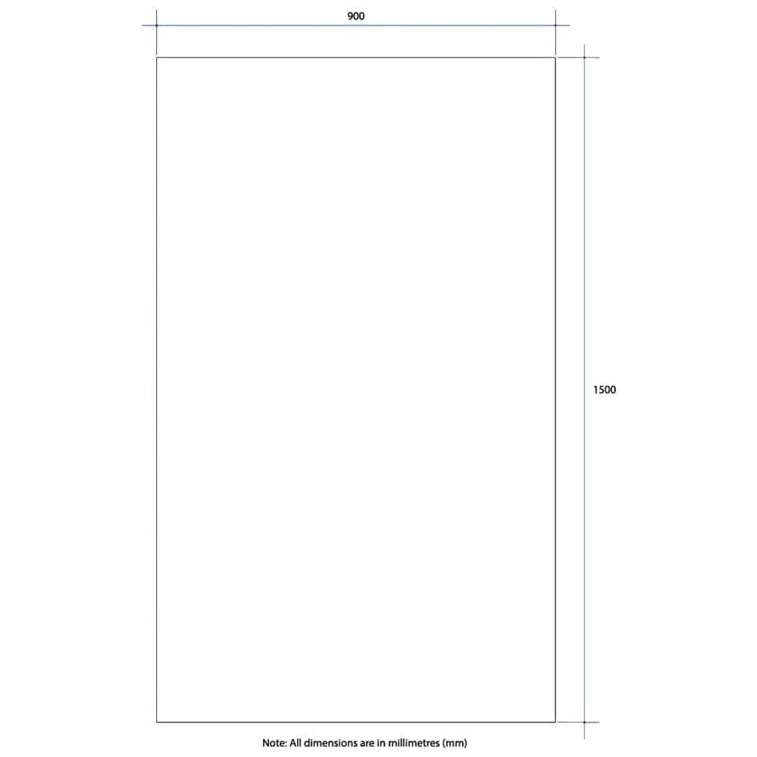 Thermogroup Jackson Rectangle Polished Edge Mirror 1500x900mm - Glue-to-Wall - Image 9