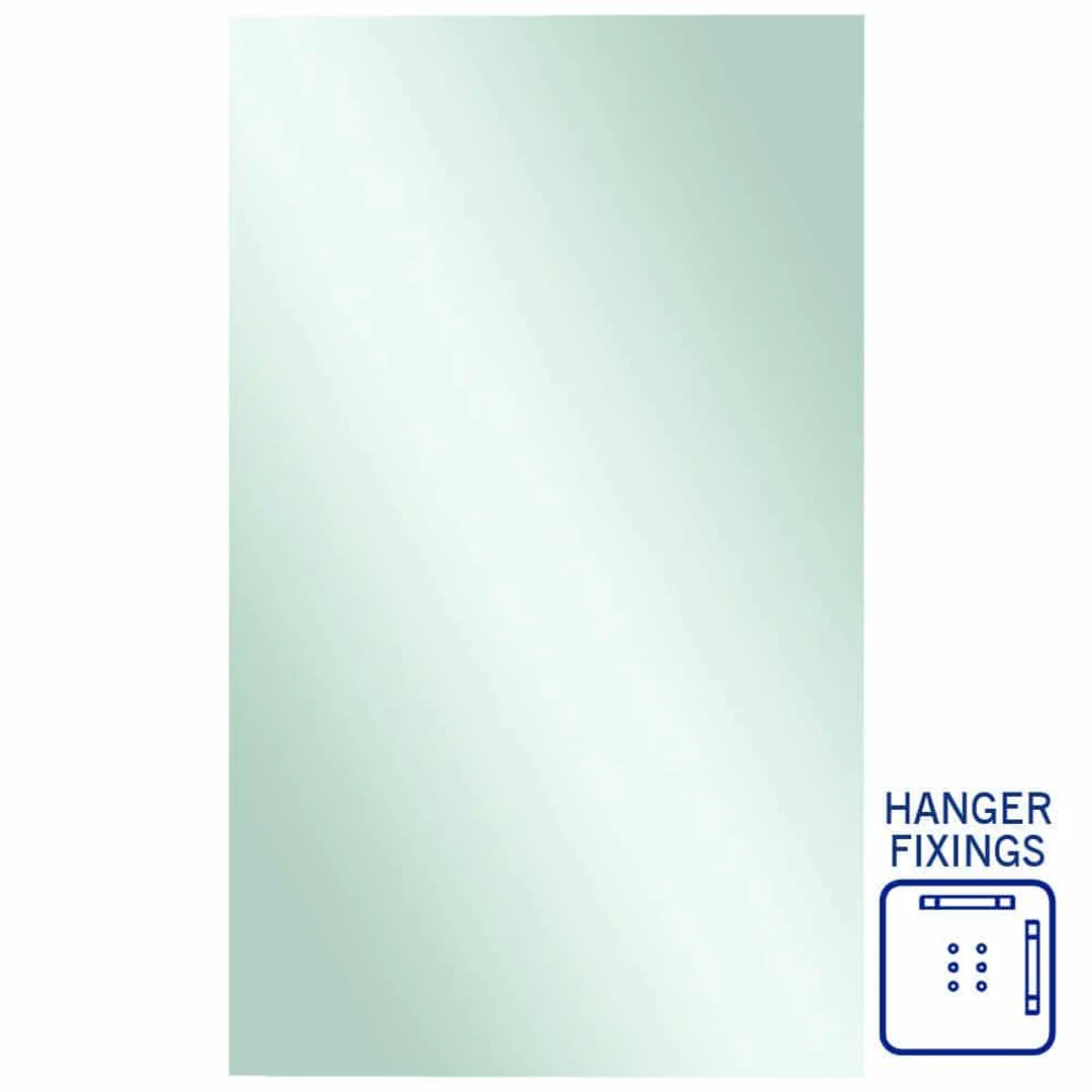 Thermogroup Jackson Rectangle Polished Edge Mirror 1500x900mm - With Hangers - Image 2