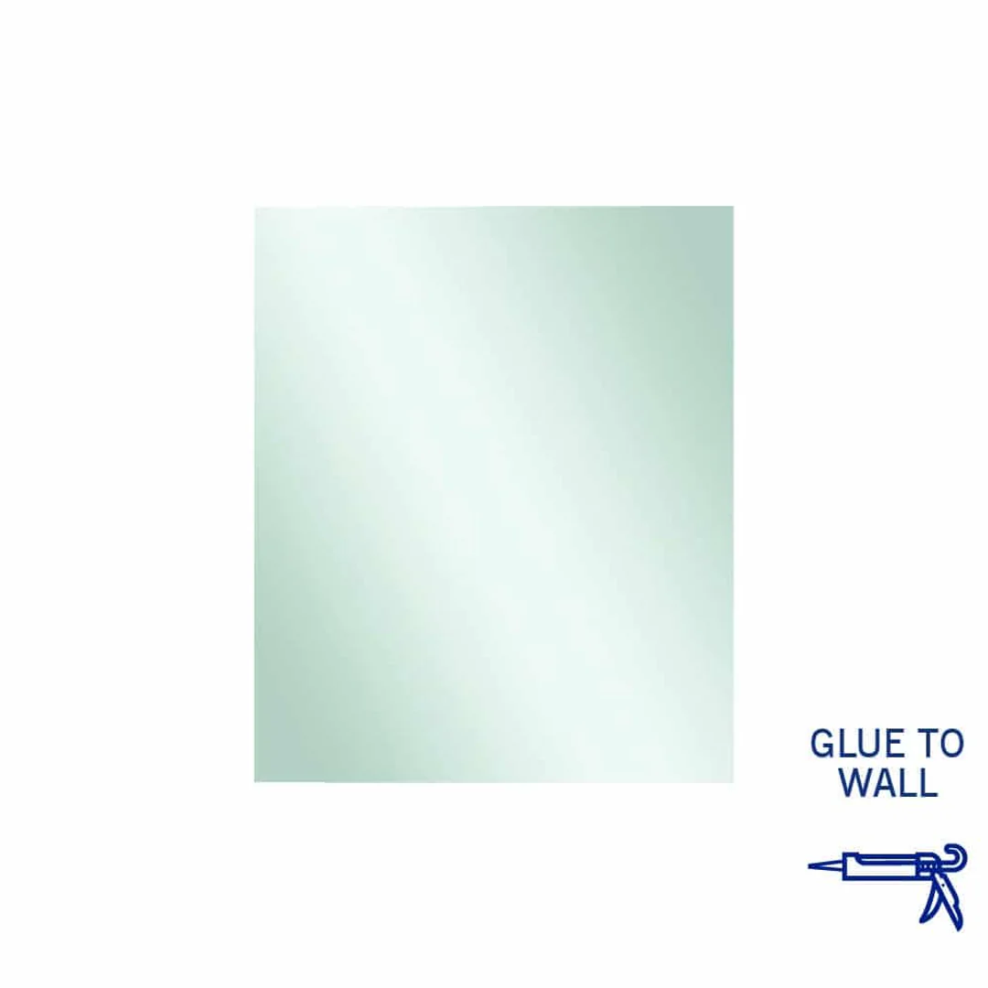 Thermogroup Jackson Rectangle Polished Edge Mirror 900x750mm - Glue-to-Wall - Image 2