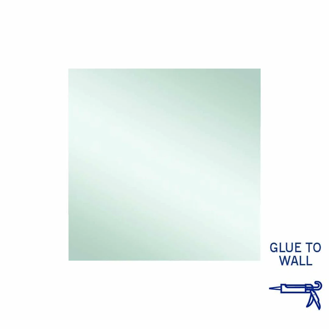 Thermogroup Jackson Rectangle Polished Edge Mirror 900x900mm - Glue-to-Wall - Image 2