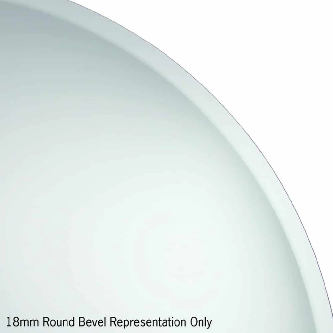 Thermogroup Kent 18mm Bevel Round Mirror 500mmØ - With Hangers - Image 4