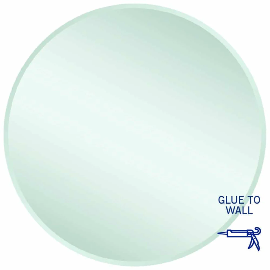 Thermogroup Kent 18mm Bevel Round Mirror 900mmØ - Glue-to-Wall - Image 2