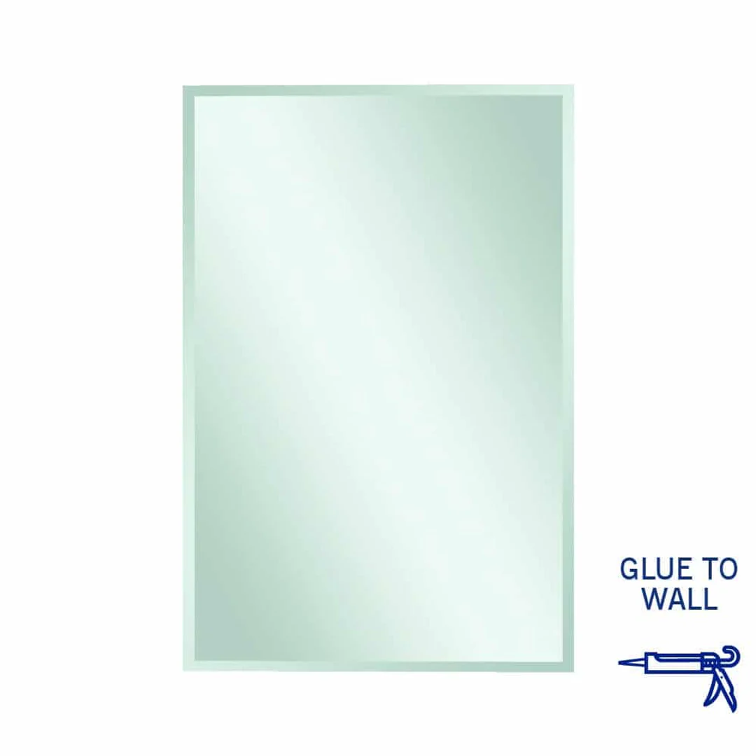 Thermogroup Montana Rectangle 25mm Bevel Edge Mirror 1200x800mm - Glue-to-Wall - Image 2