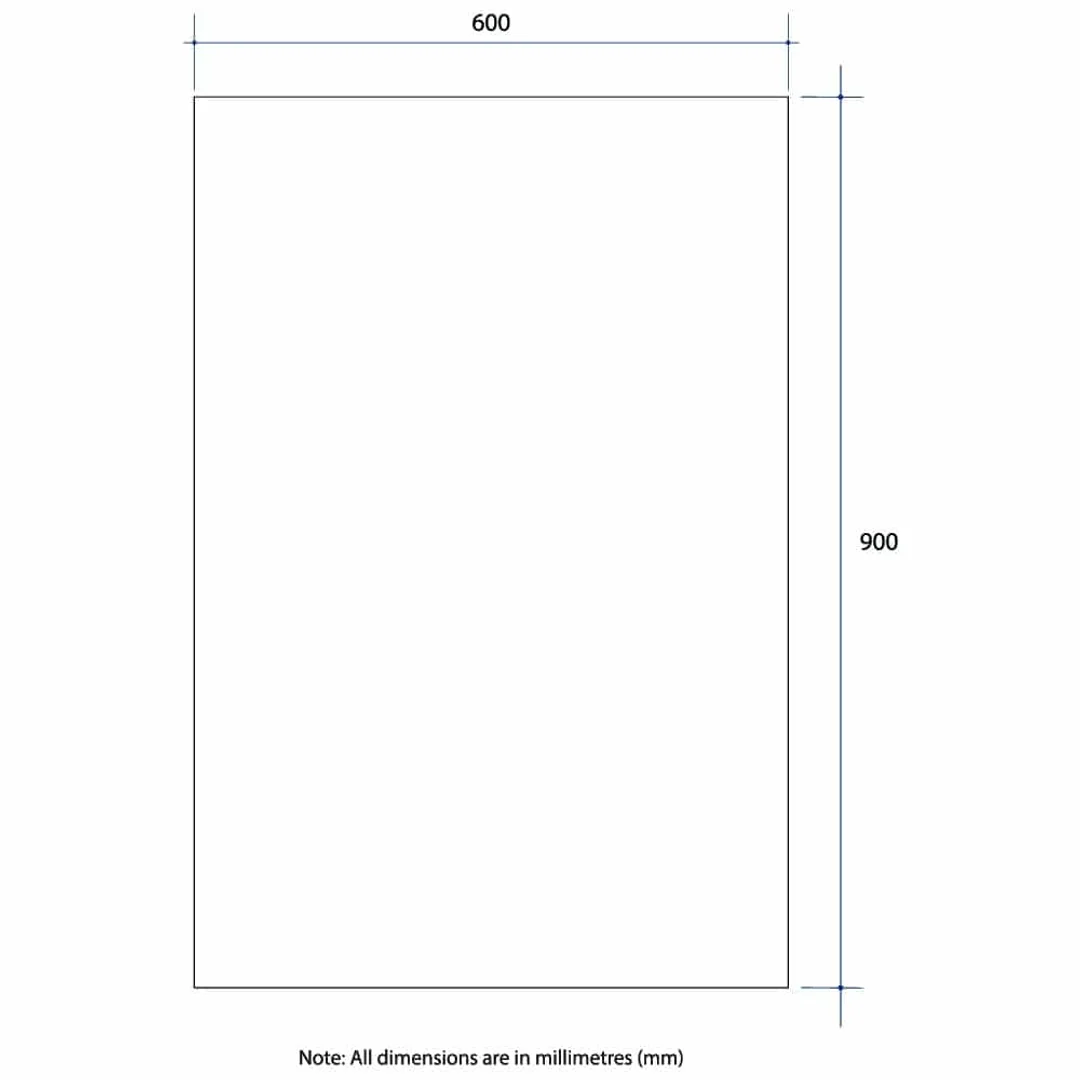 Thermogroup Montana Rectangle 25mm Bevel Edge Mirror 600x900mm - Glue-to-Wall - Image 9