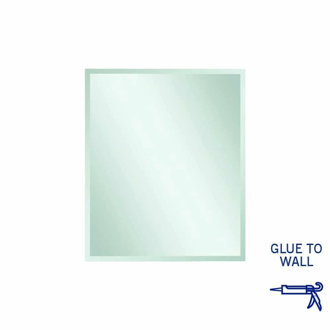 Thermogroup Montana Rectangle 25mm Bevel Edge Mirror 900x750mm - Glue-to-Wall - Image 2