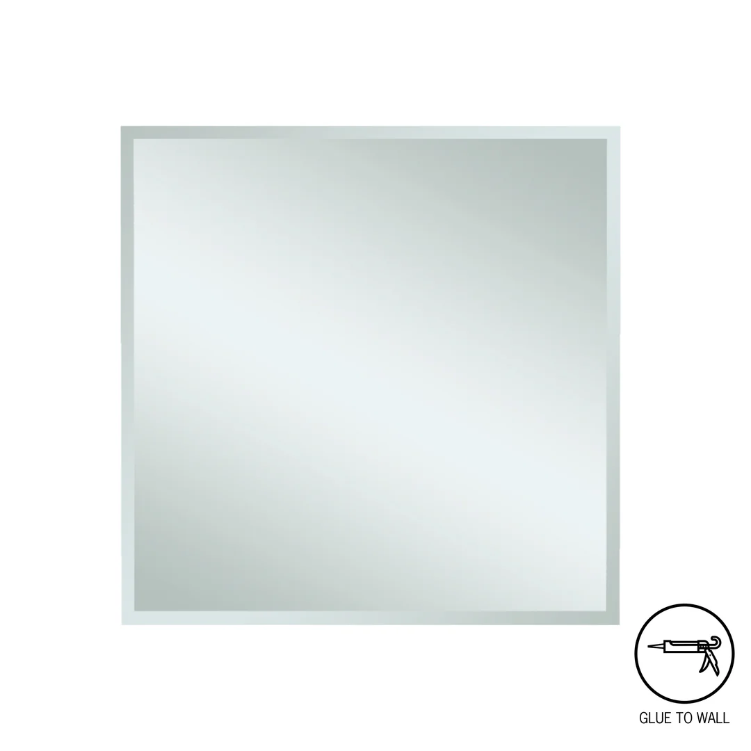 Thermogroup Montana Square 25Mm Bevel Edge Mirror-600X750Mm - Glue-To-Wall - Image 2