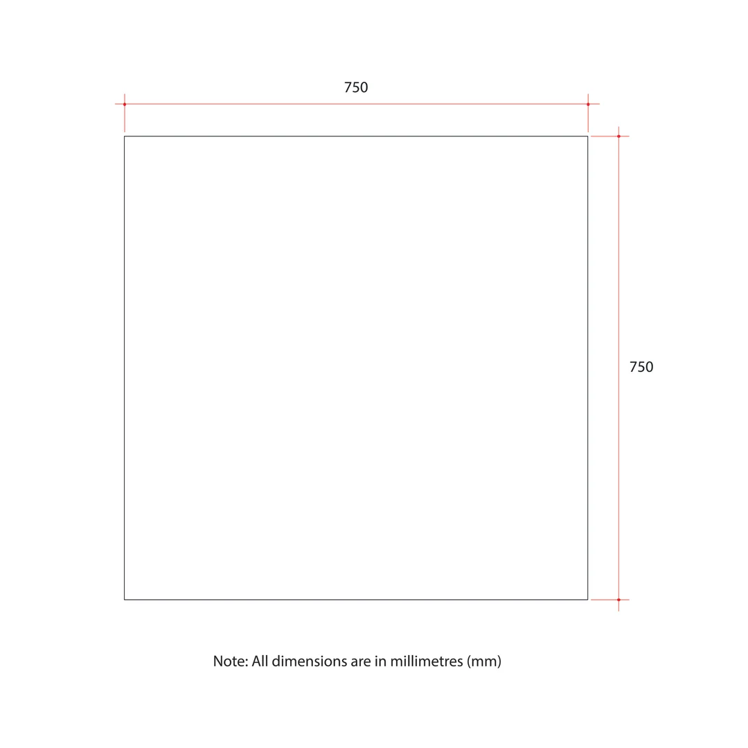 Thermogroup Montana Square 25Mm Bevel Edge Mirror-600X750Mm - Glue-To-Wall And Demister - Image 9