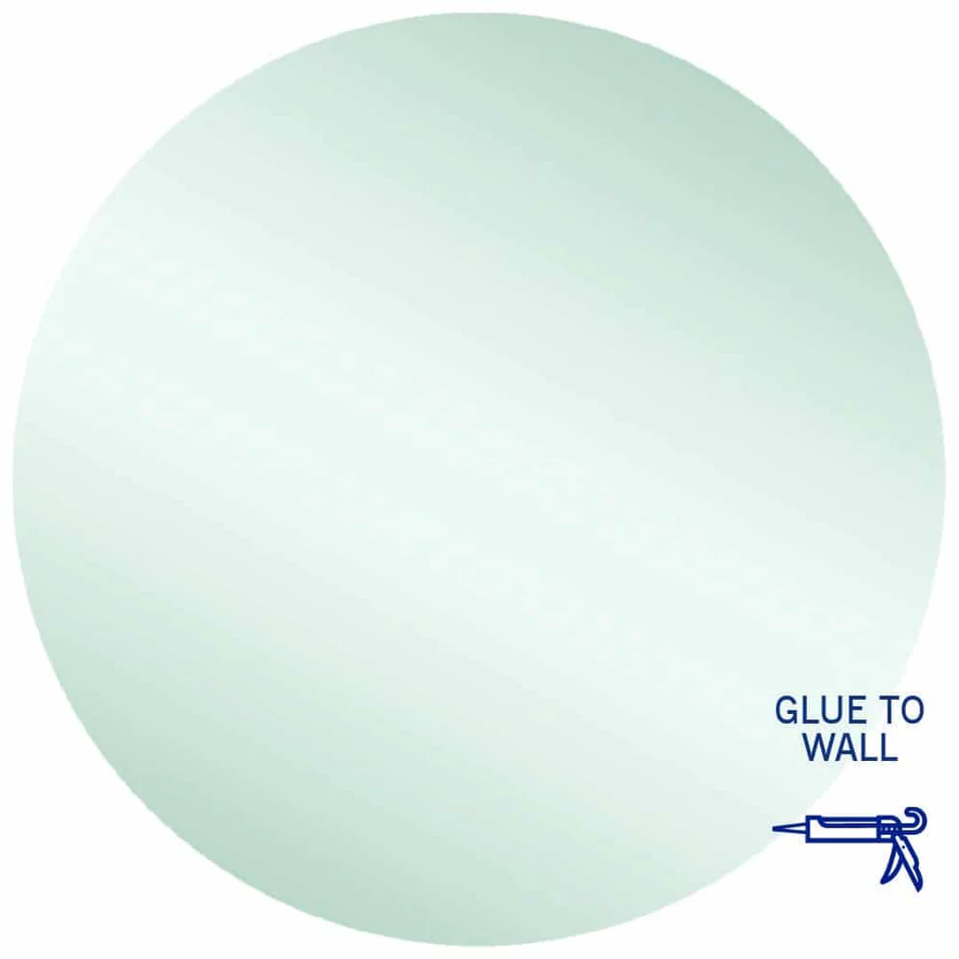 Thermogroup Rio Polished Edge Round Mirror 900mmØ - Glue-to-Wall - Image 2