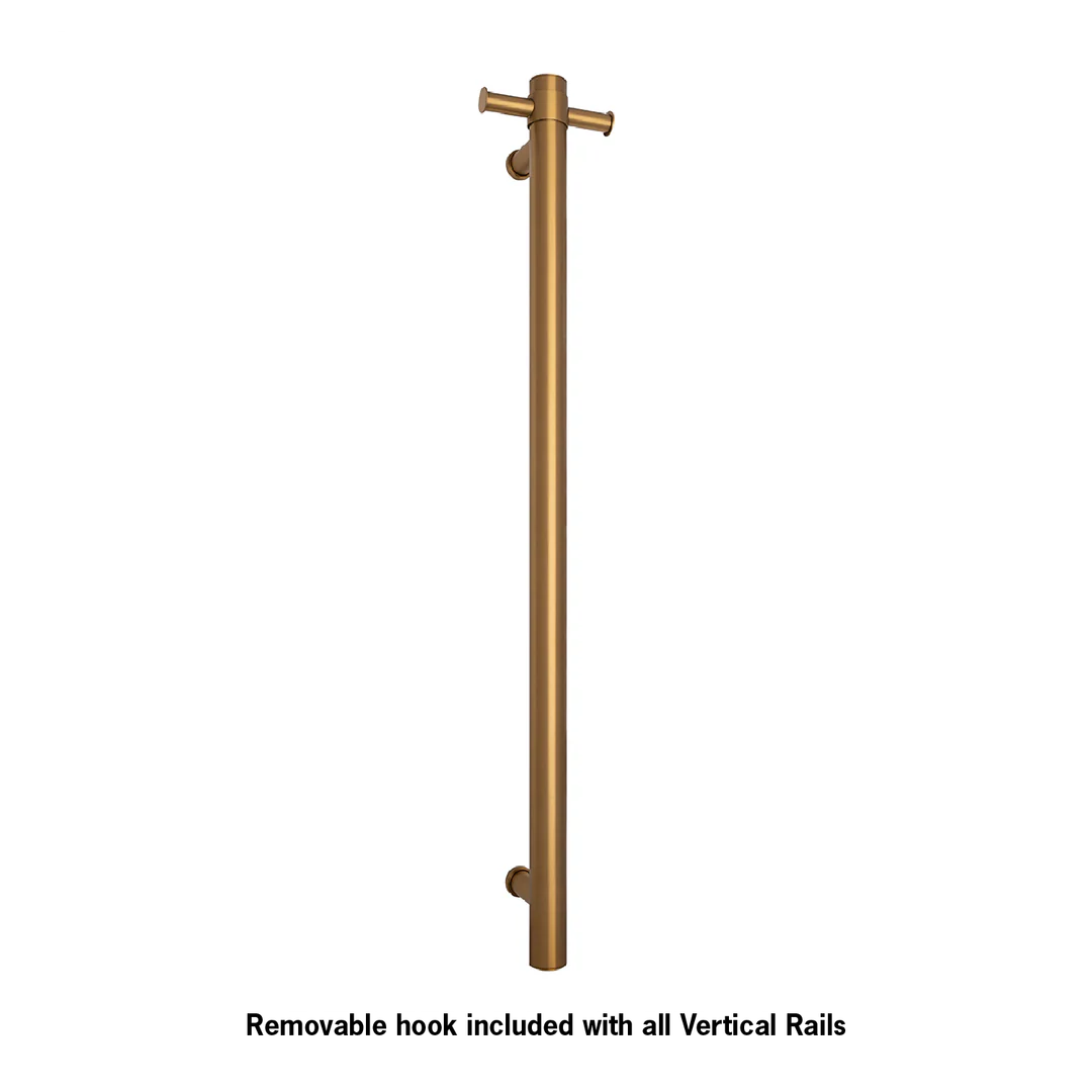Thermogroup STRAIGHT/ ROUND VERTICAL BAR 30WATT BRUSHED GOLD - Image 2