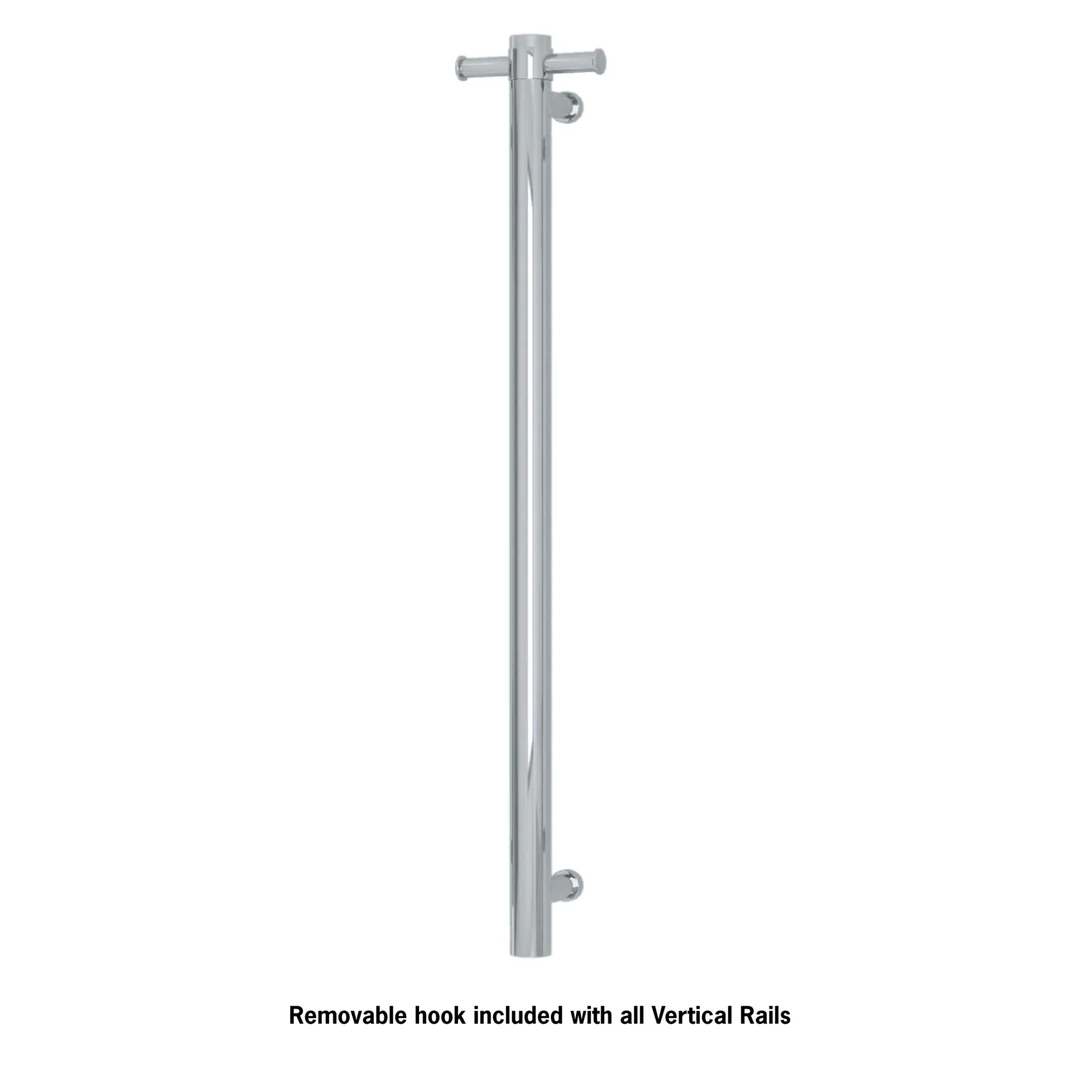Thermogroup Thermorail Straight/Round Non-Heated Vertical Bar 900X142X100Mm With Optional Hook