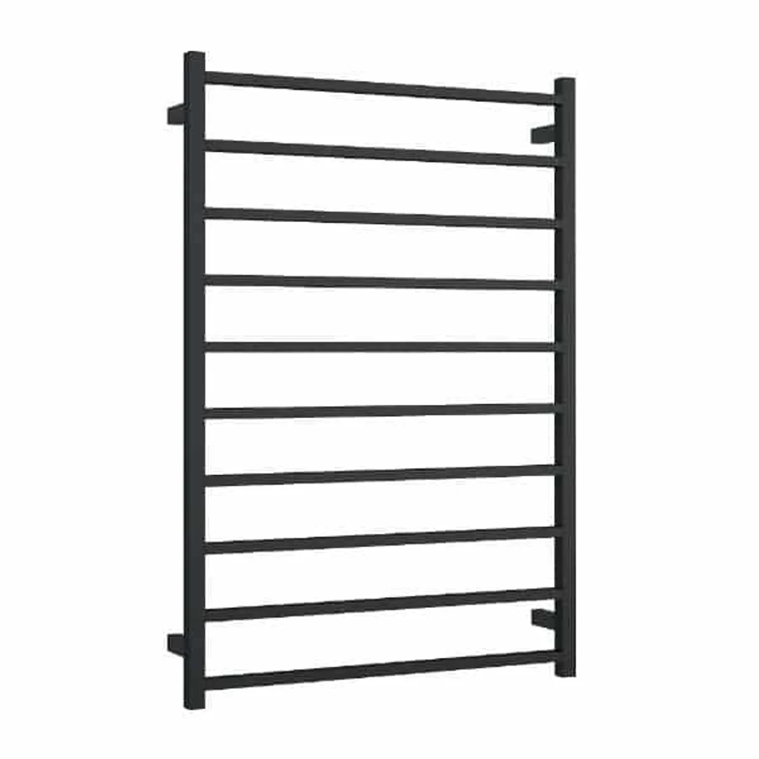 Thermorail Straight/Square 800x1160x120mm 217Watts 10 Bars - Matt Black - Image 2