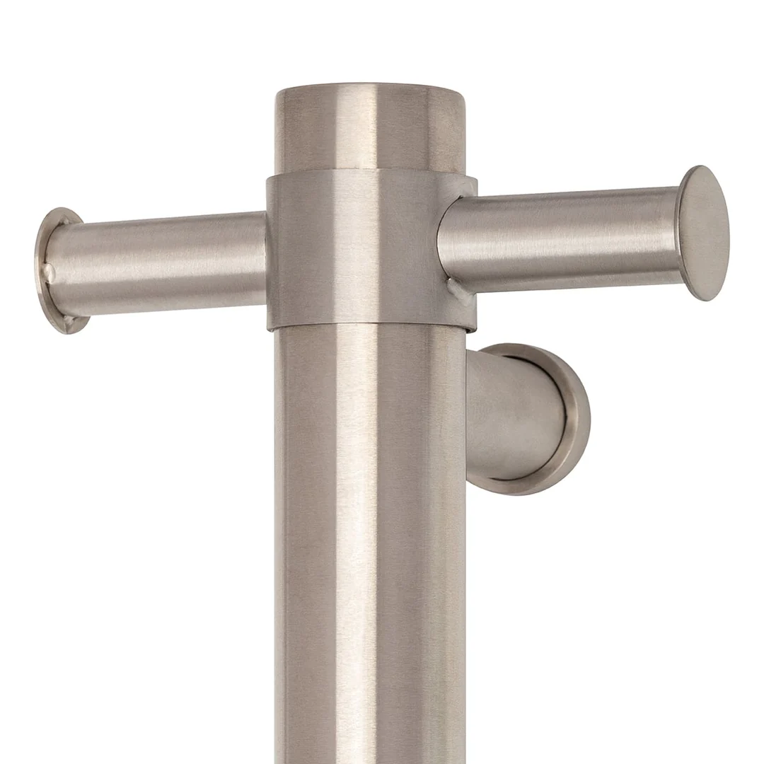 Thermogroup STRAIGHT/ ROUND 12VLT BRUSHED S/S VERTICAL TOWEL RAIL - Image 4