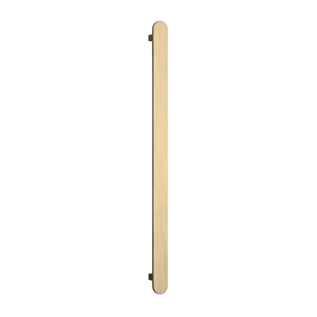 THERMORAIL FLAT/PILL 12VOLT BRUSHED STAINLESS VERTICAL BAR 900X50X50MM 20WATTS