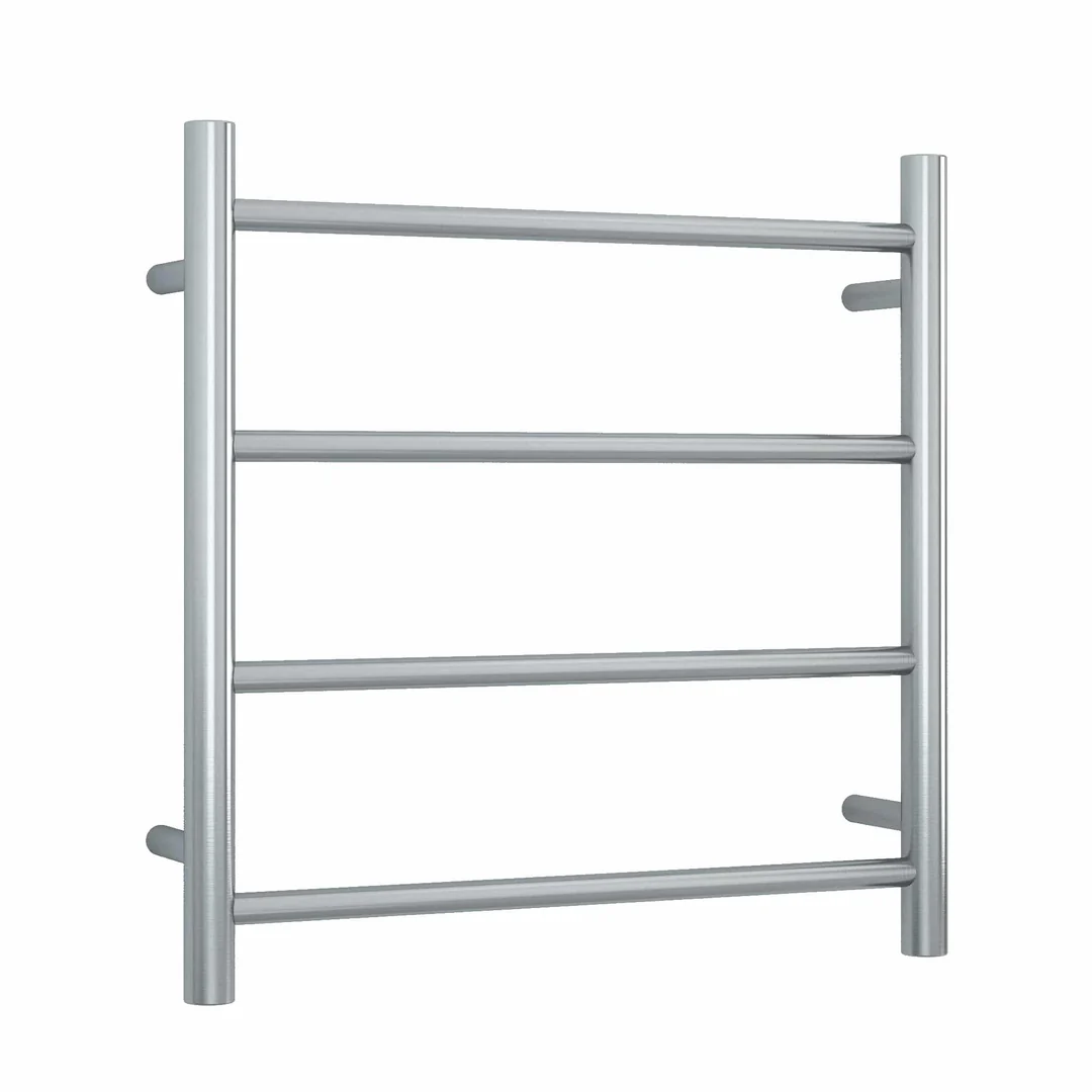 Thermorail STRAIGHT/ ROUND 550X550X122MM 57W 4 BAR BRUSHED S/STEEL - Image 2