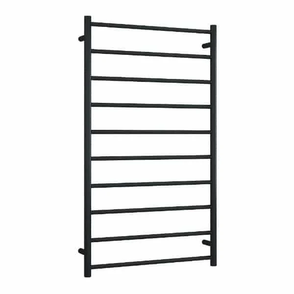 Thermorail Straight/Round 700x1200x122mm 162Watts 10 Bars - Matt Black - Image 4
